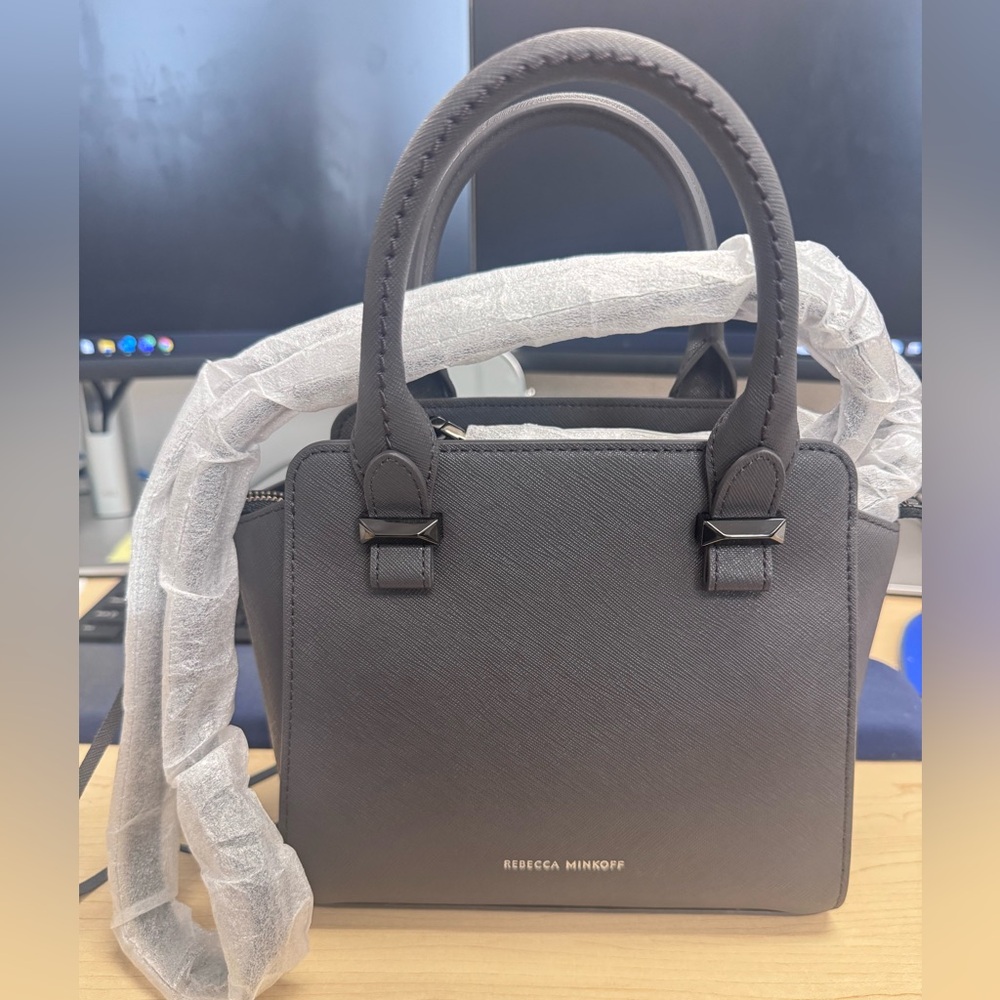 Rebecca Minkoff Micro Avery Tote, Charcoal